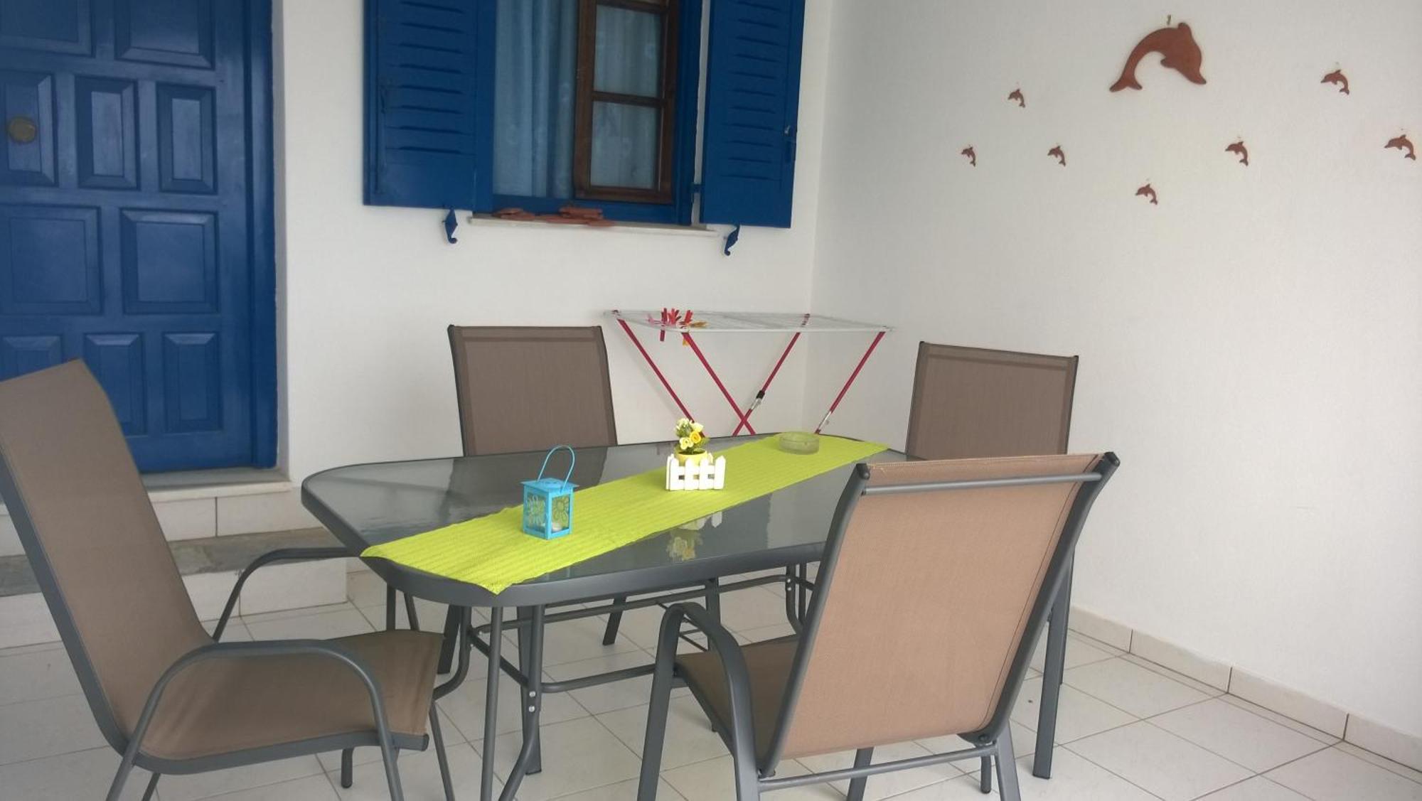 Galazio Kyma Apartment Agios Ioannis  Phòng bức ảnh