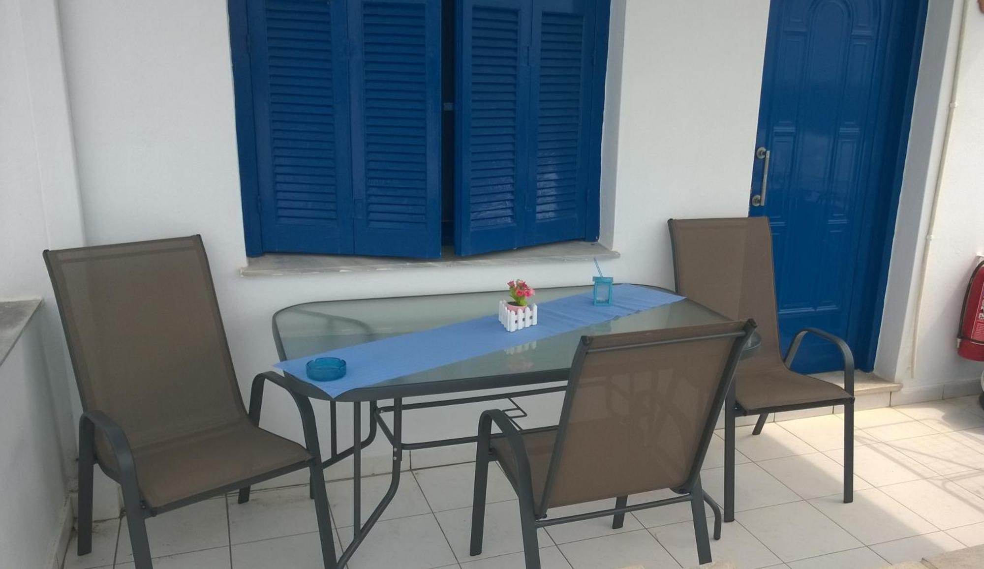 Galazio Kyma Apartment Agios Ioannis  Phòng bức ảnh
