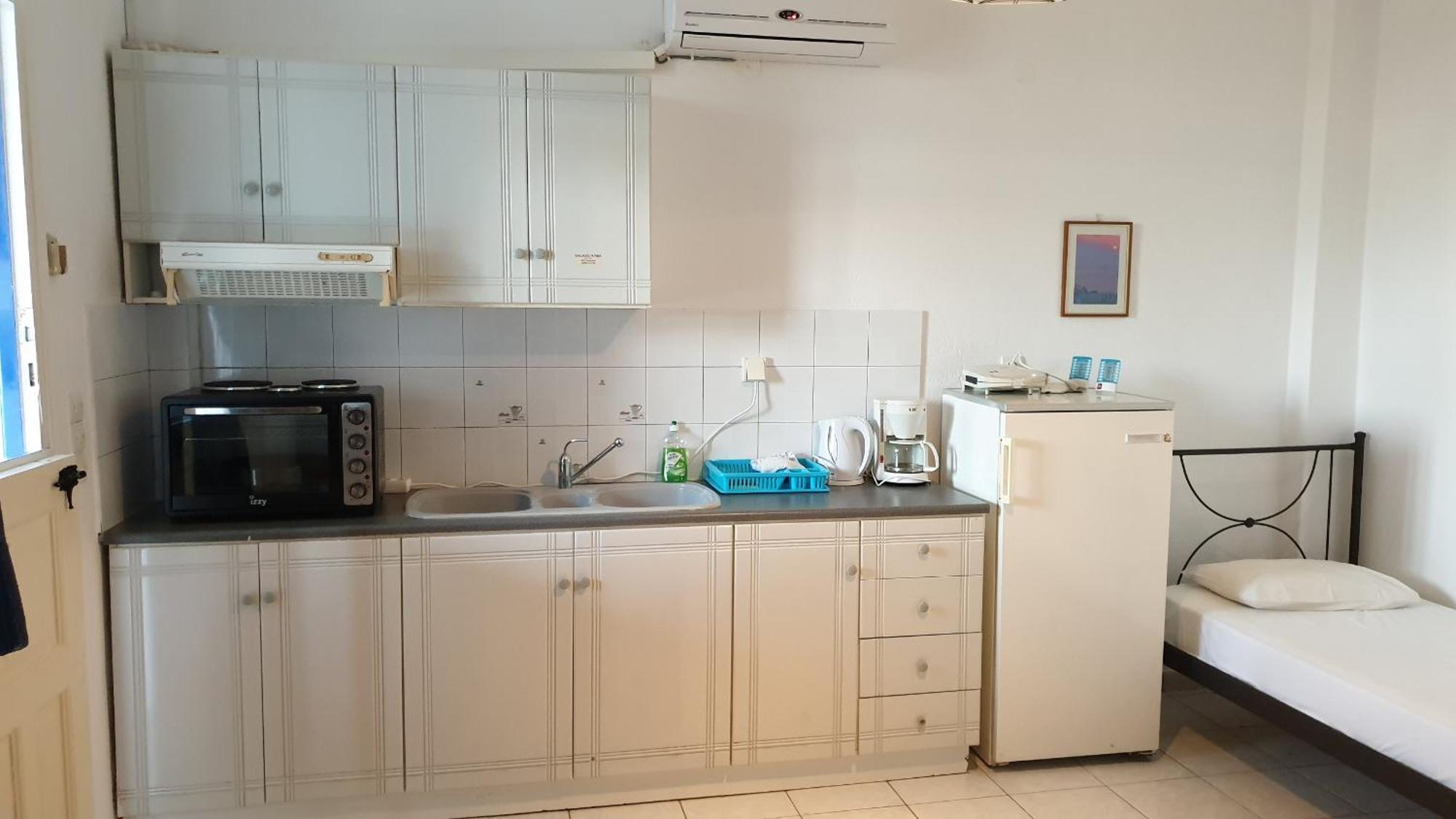 Galazio Kyma Apartment Agios Ioannis  Phòng bức ảnh