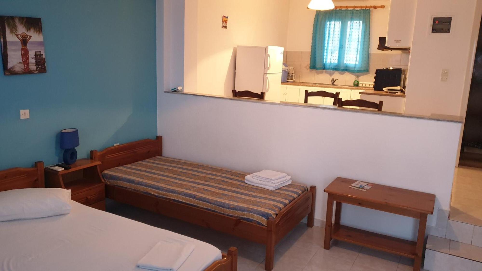 Galazio Kyma Apartment Agios Ioannis  Phòng bức ảnh