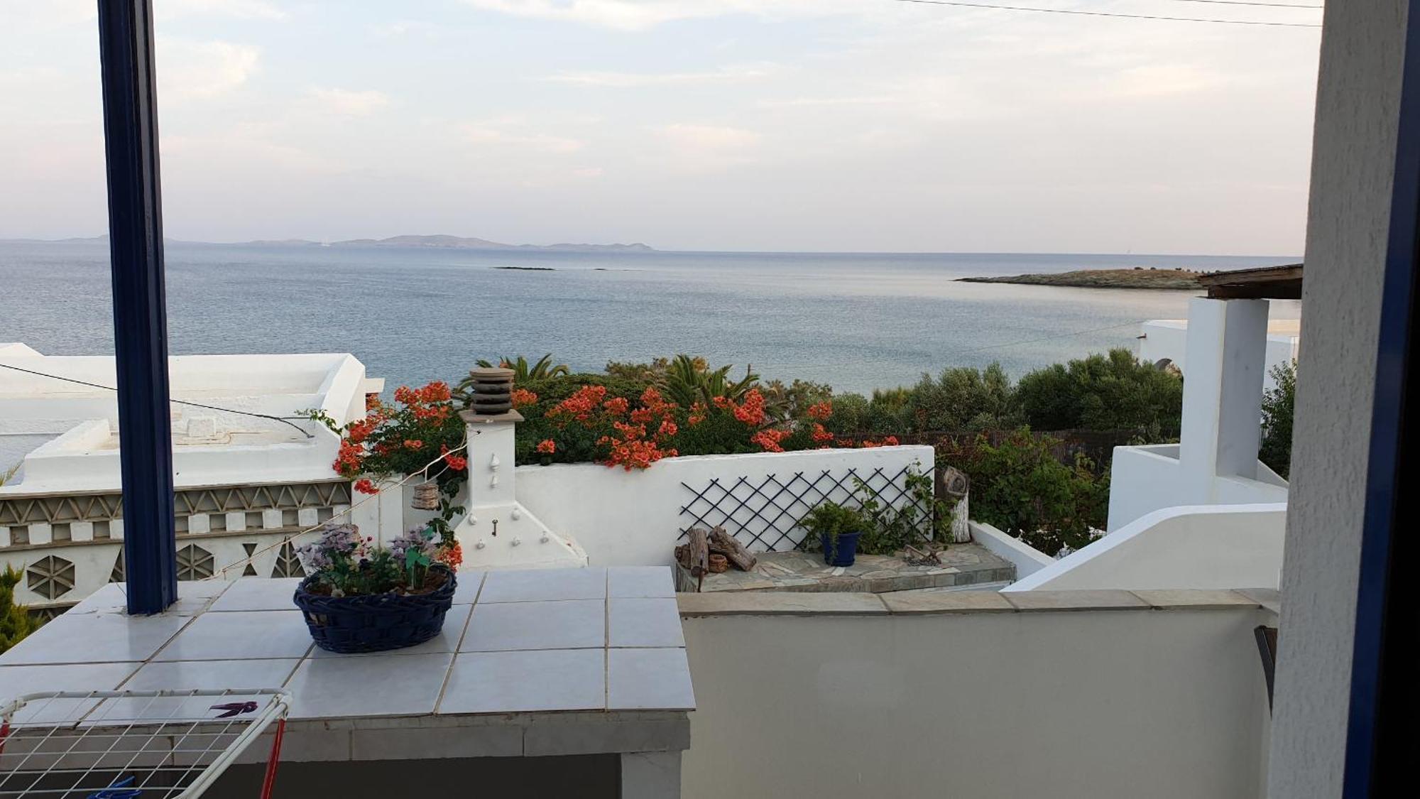 Galazio Kyma Apartment Agios Ioannis  Phòng bức ảnh