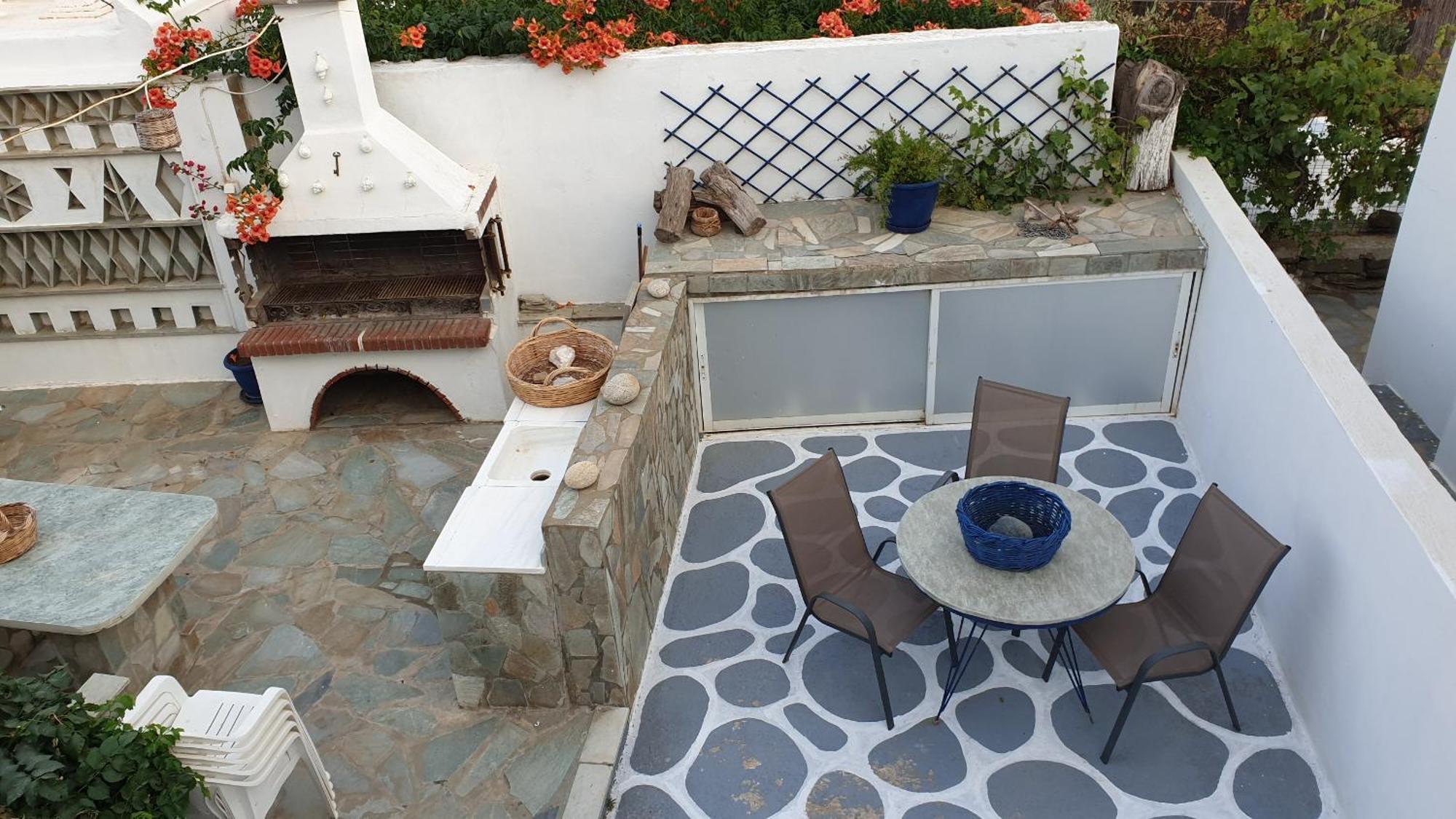 Galazio Kyma Apartment Agios Ioannis  Phòng bức ảnh